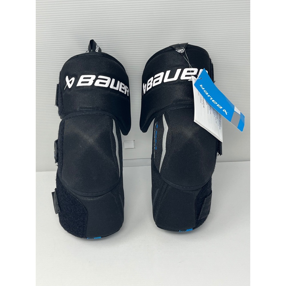 Bauer Vapor Volt S23 Hockey Elbow Pads Intermediate Large Black Blue 1063029 NEW